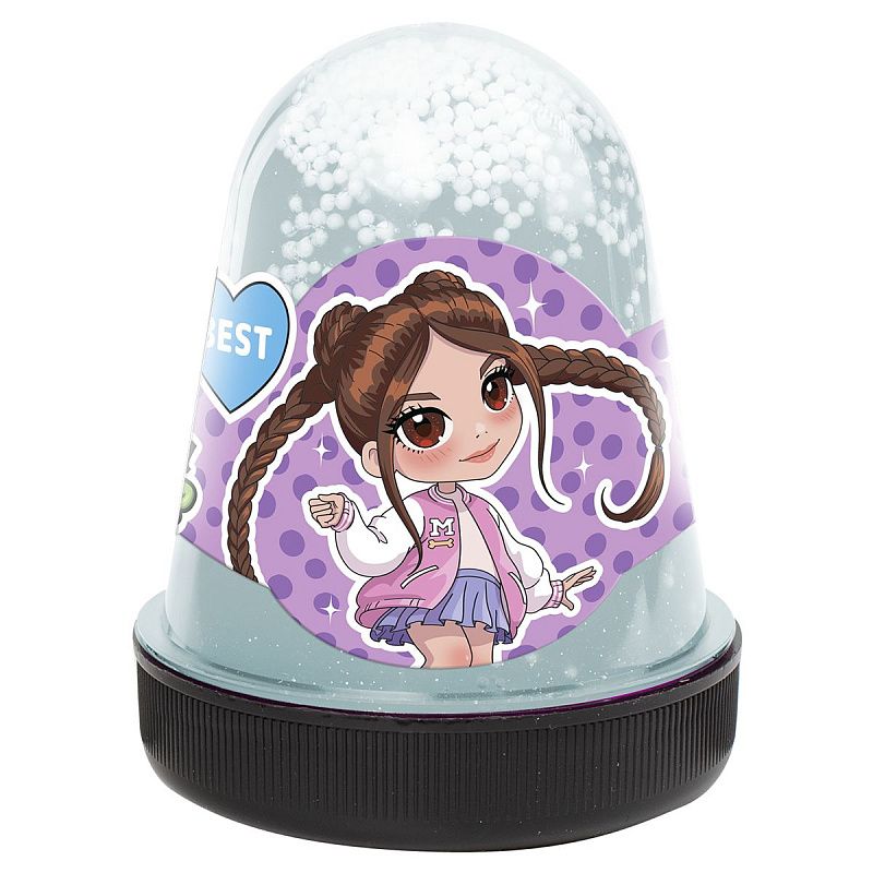 Слайм Slime "Милана Хаметова", розовый/голубой/фиолетовый/белый, 130г., ассорти