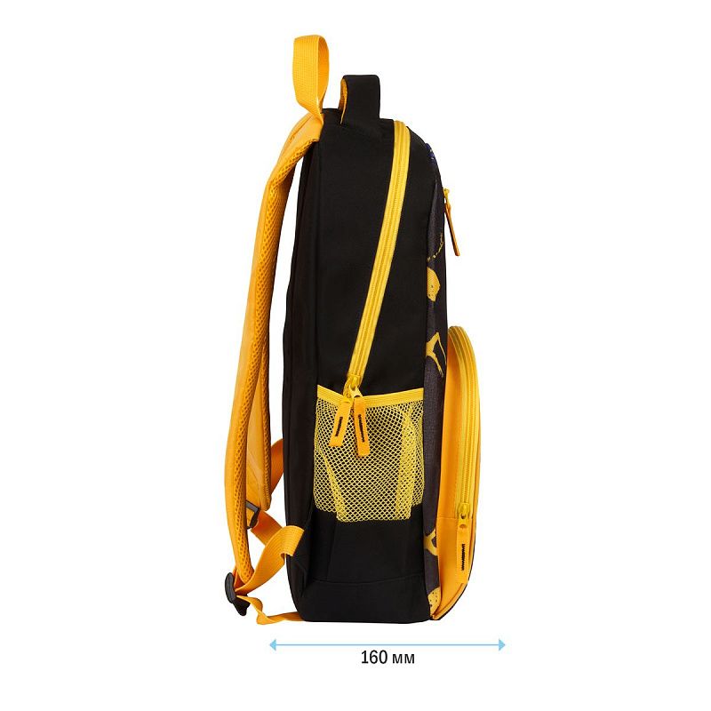 Рюкзак ArtSpace School "Graffiti", 44*31*16см, 1 отделение, 4 кармана, уплотн. спинка 