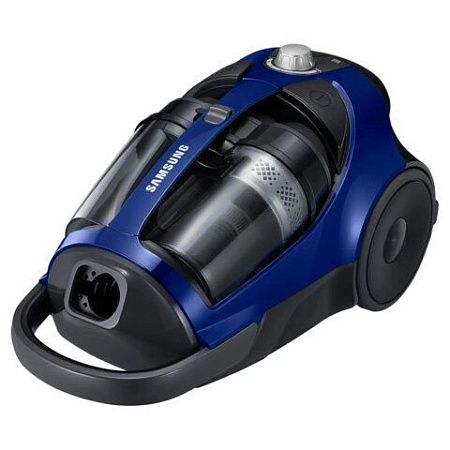 Пылесос SAMSUNG VCC8836V36/XEV с контейнером "циклон", 2200Вт, мощность всасывания 430Вт, синий
