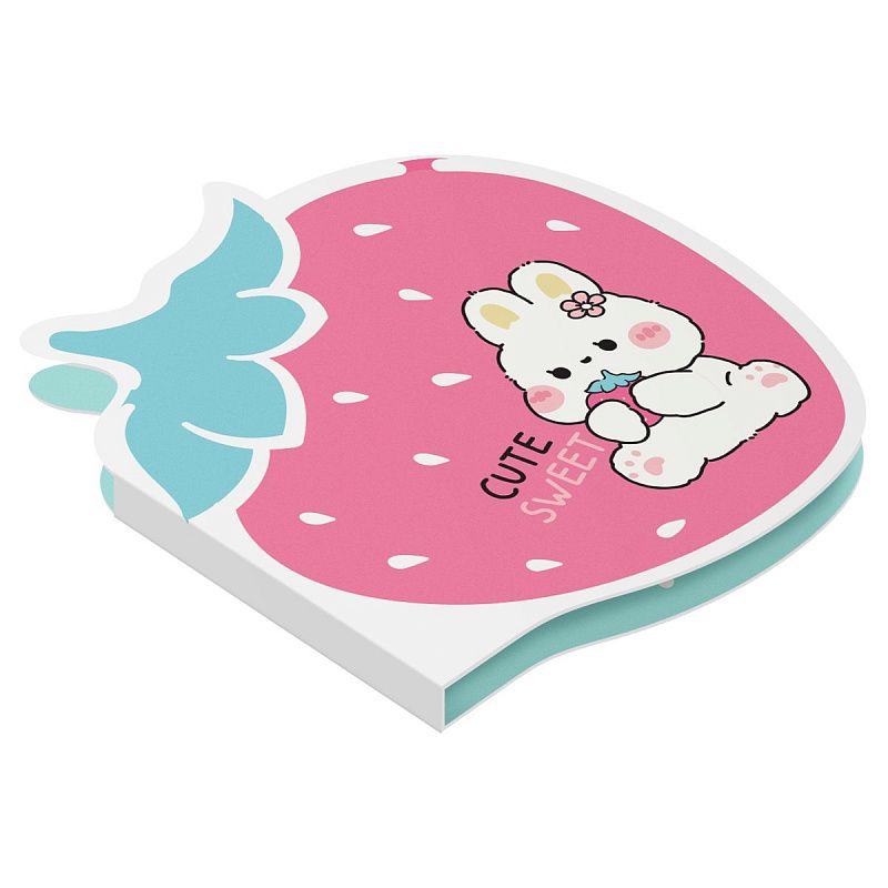 Флажки-закладки и самоклеящиеся блоки в наборе MESHU "Cute Sweet", 20л*5 цветов, европодвес