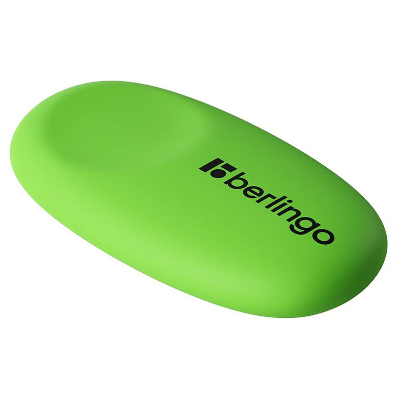 Ластик Berlingo "Ergonomic", овальный, термопластичная резина, 50*30*8мм 