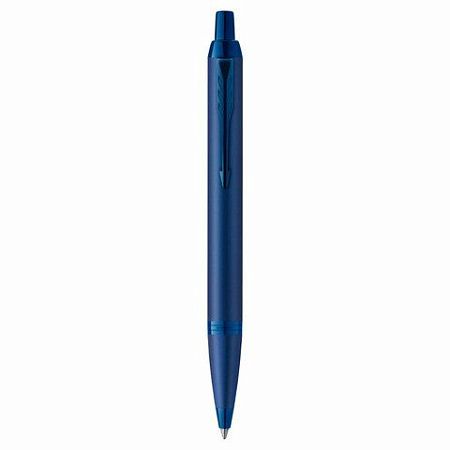 Ручка шариковая PARKER "IM Professionals Monochrome Blue", корпус синий металлик, сталь, синяя, 2172966 