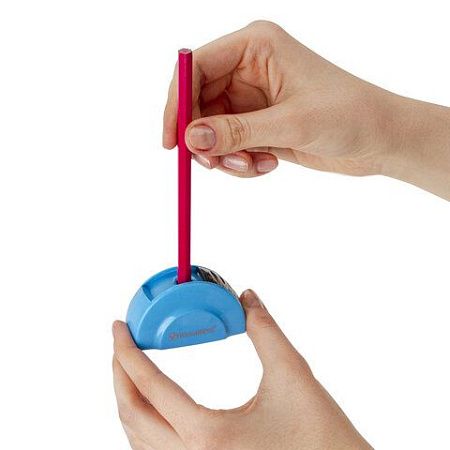 Точилка BRAUBERG "Roll", с контейнером, пластиковая, корпус ассорти, 228464 