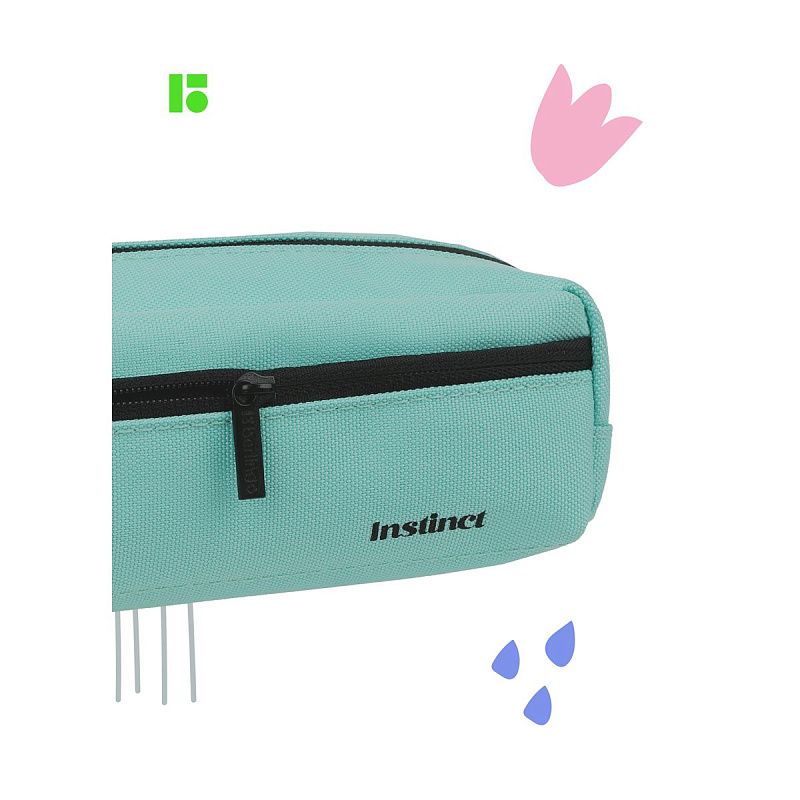 Пенал мягкий 1 отделение, 1 карман, 210*60*50 Berlingo "Instinct mint", полиэстер 
