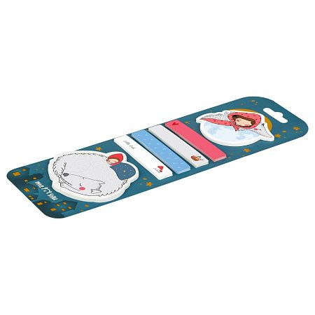 Флажки-закладки и самоклеящиеся блоки в наборе MESHU "Little Red", 20л., европодвес