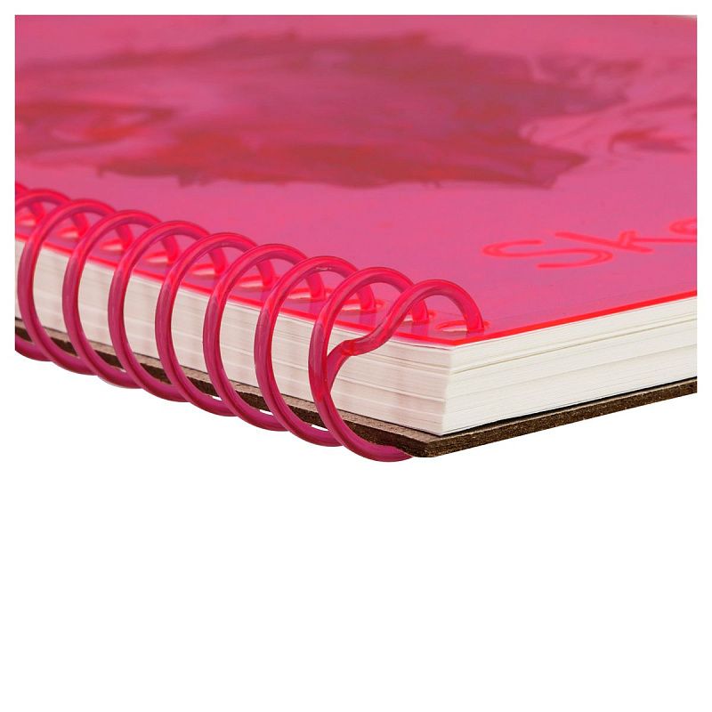 Скетчбук 40л., А5 BG "Neon. Pink", на гребне, маркерная бумага 120г/м2