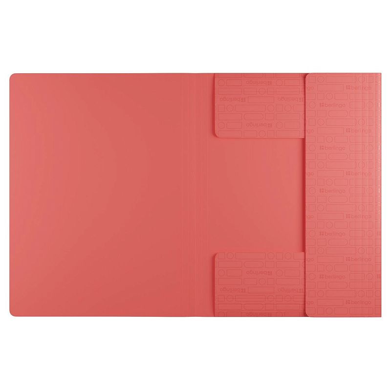 Папка на резинке Berlingo "Your Way" А4, 600мкм, коралловая 