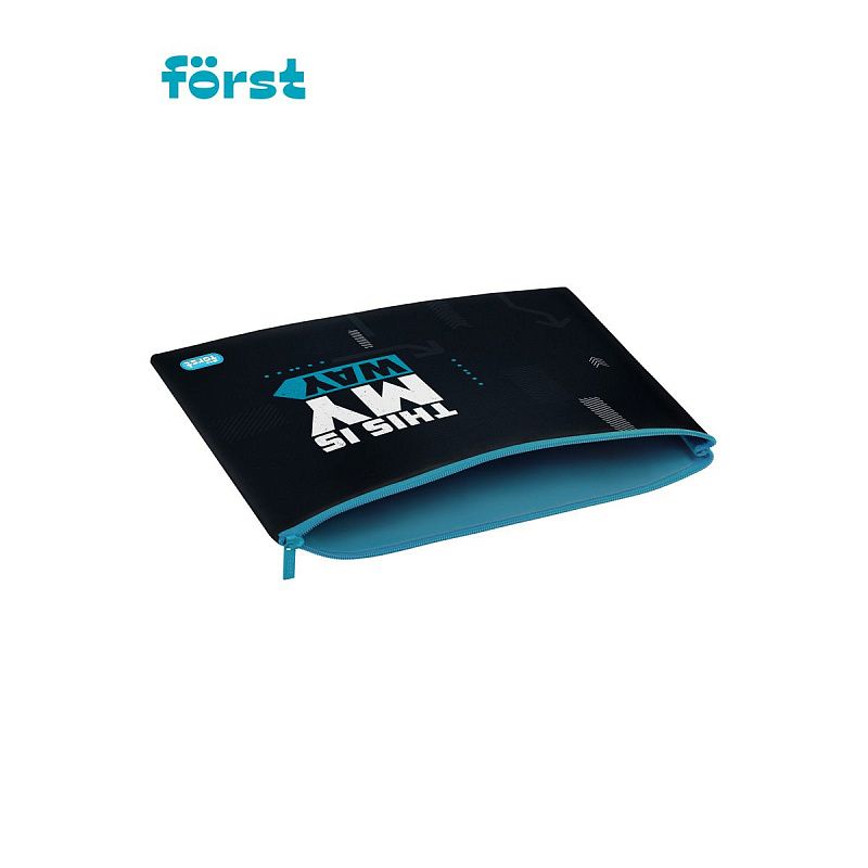 Папка с декоративными нашивками А4 Först "Way to win", 340*245 мм, 1 отделение, полиуретан 