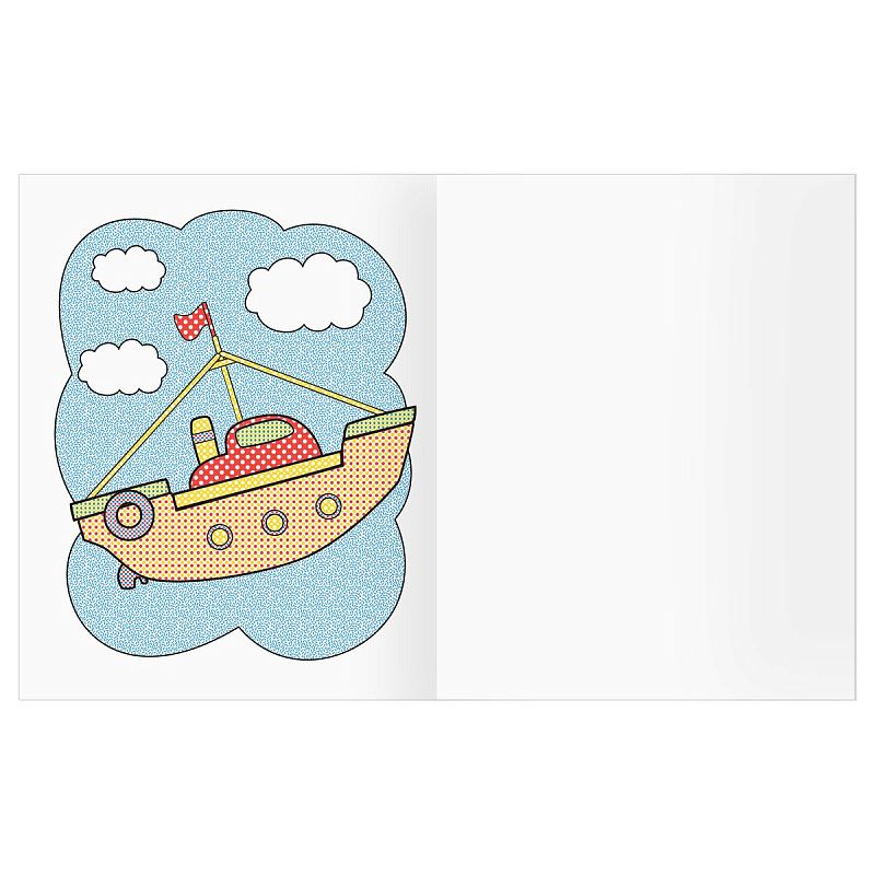 Раскраска водная 200*250, 8 стр., ТРИ СОВЫ "Раскрась водой. Первые игрушки"