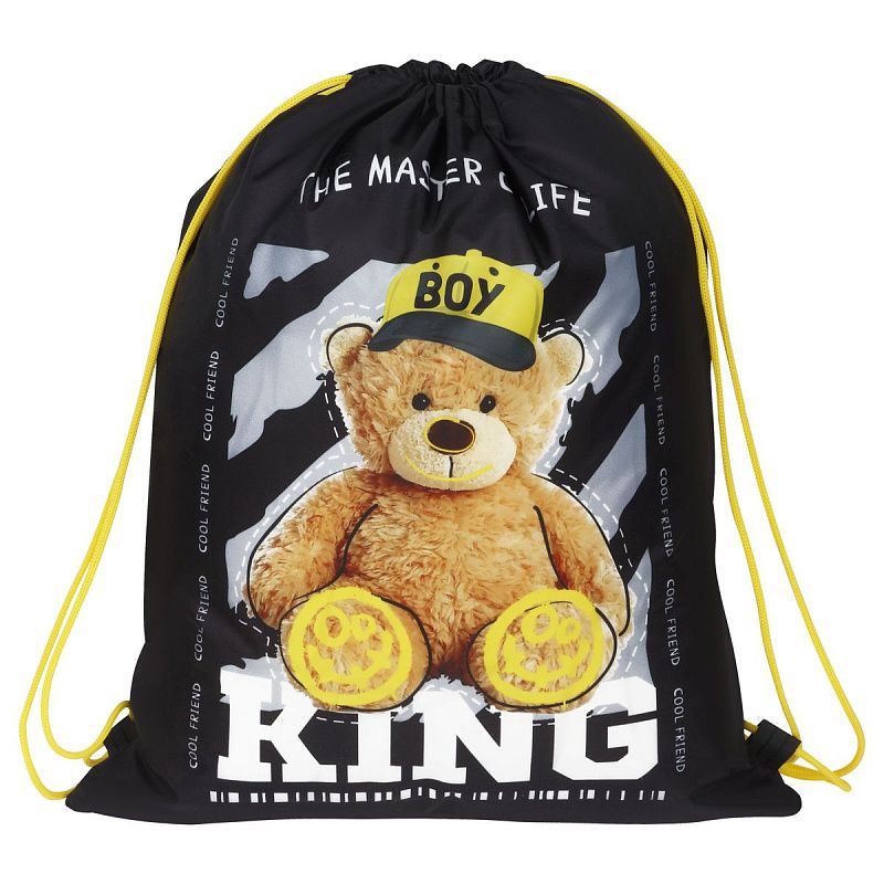 Ранец ArtSpace School Friend "King" 39*30*18см, 2 отделения, 2 кармана, анатомическая спинка, пенал, мешок для обуви 