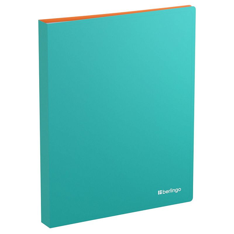 Папка с 60 вкладышами Berlingo "Soft Touch Pro", 30мм, 700мкм, с внутр. карманом, софт-тач, ассорти 