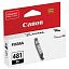 Картридж струйный CANON (CLI-481BK) для PIXMA TS704 / TS6140, черный, ресурс 1478 страниц, оригинальный, 2101C001