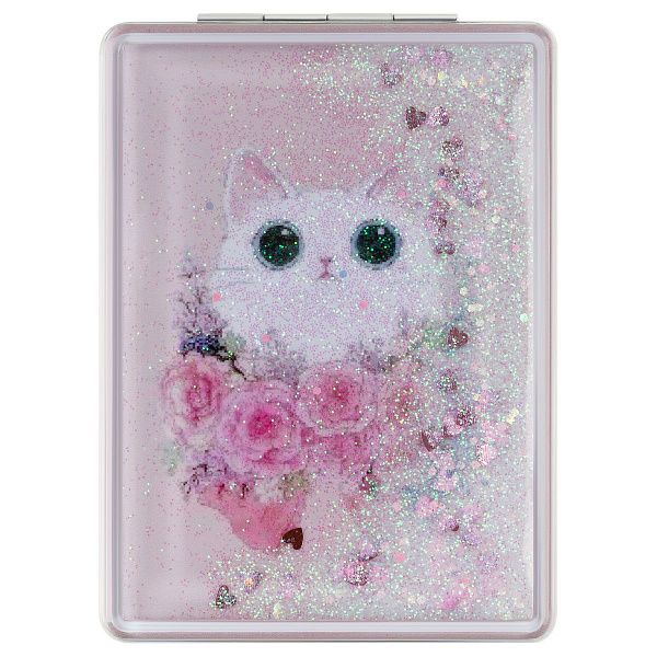 Зеркальце карманное складное MESHU "Shiny Kitty"