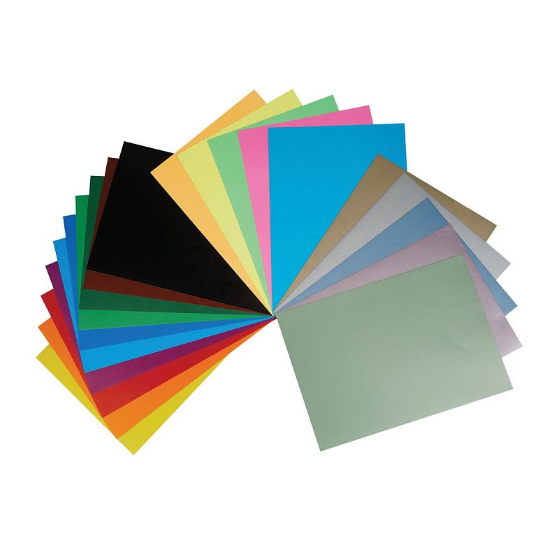 Картон цветной А4, Мульти-Пульти, 20л., 20цв. мел., перлам., флуоресцентный, в папке, "Приключения Енота"