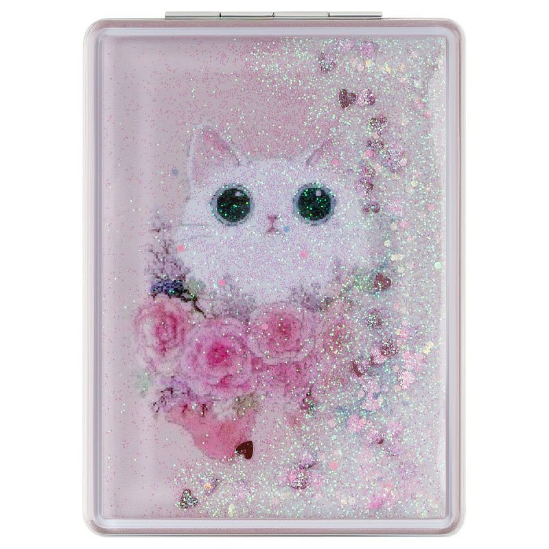 Зеркальце карманное складное MESHU "Shiny Kitty"