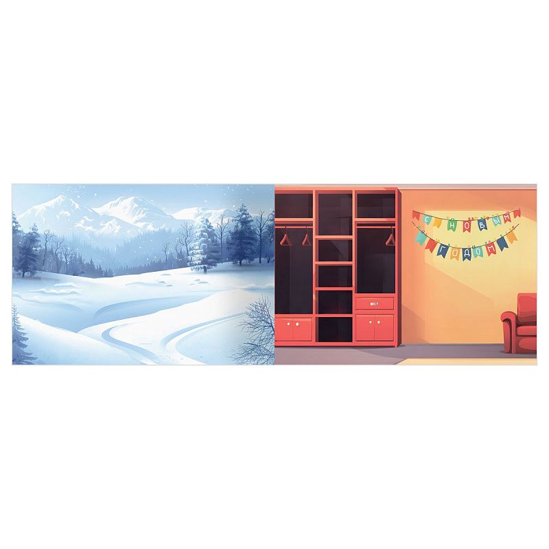 Альбом с наклейками ТРИ СОВЫ "250 наклеек. Времена года", А5, 250шт., 6стр.