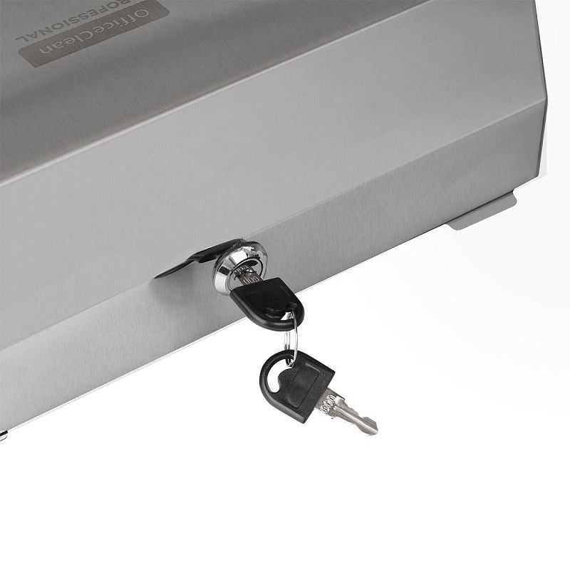 Диспенсер для полотенец листовых OfficeClean Professional (V-сл.), нержавеющая сталь 