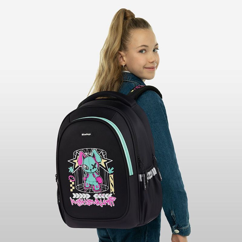 Рюкзак Berlingo Modern "Push your limits" 38*30*18см, 3 отделения, 2 кармана, эргономичная спинка 