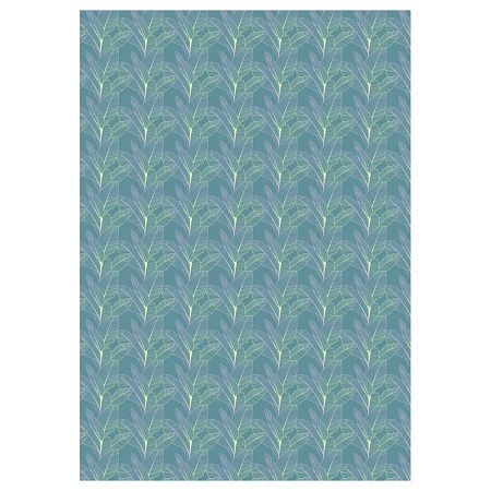 Упаковочная бумага глянц. 70*100см, MESHU "Grace twigs", 80 г/м2, ассорти, 5 дизайнов