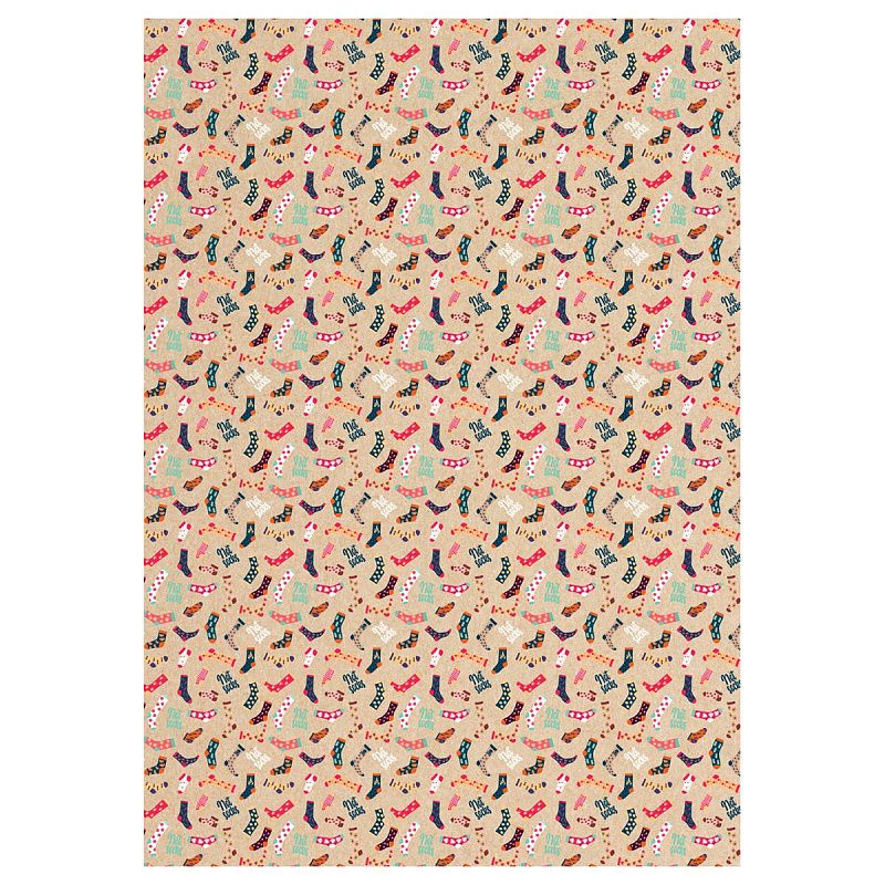 Упаковочная бумага крафт 70*100см, MESHU "Super Man", 70 г/м2, ассорти, 4 дизайна