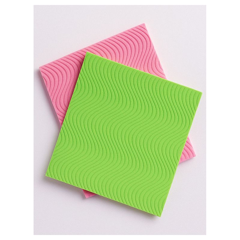 Салфетки для уборки Paclan "Practi", набор 2шт., губчатая, целлюлоза, 18*18см, европодвес