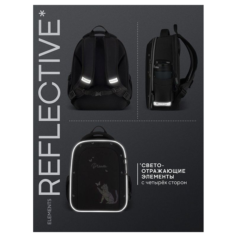 Ранец Berlingo Expert Next "Dream" 37*28*15см, 2 отделения, 2 кармана, анатомическая спинка 