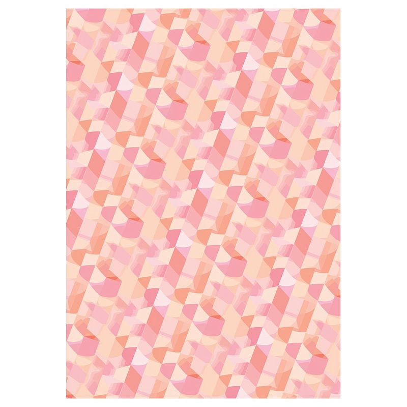 Упаковочная бумага глянц. 70*100см, MESHU "Floral mood", 80 г/м2, ассорти, 5 дизайнов