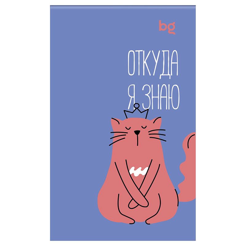 Блокнот А7 48л. на склейке BG "Монокот"