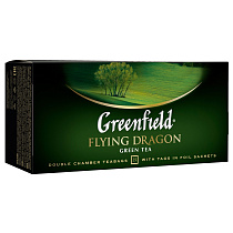 Чай Greenfield "Flying Dragon", зеленый, 25 фольг. пакетиков по 2г