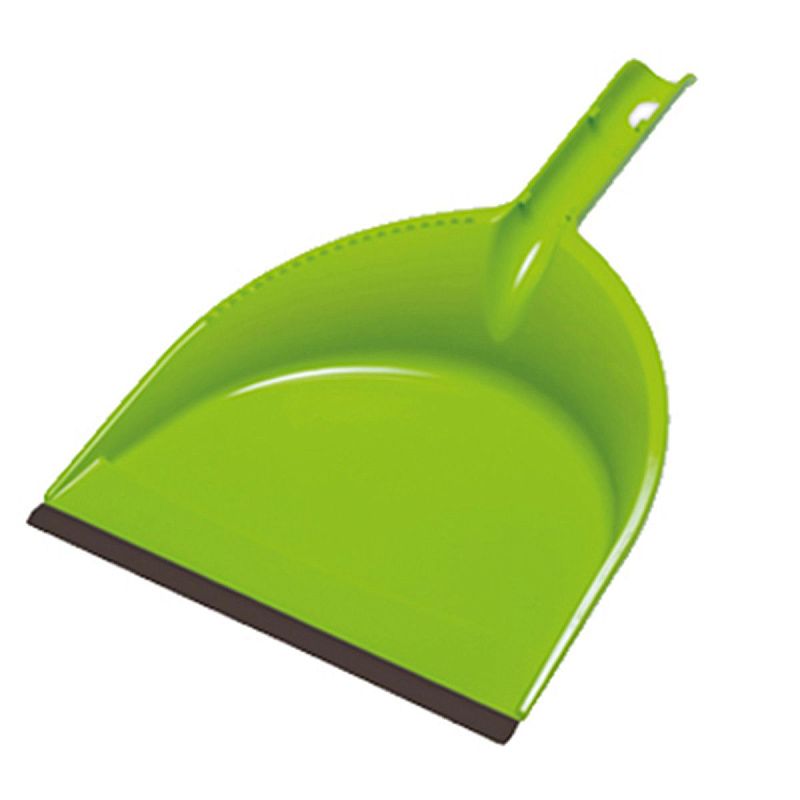 Совок для мусора Azur "Клип" с резинкой, ширина 22см, пластик, цвет ассорти