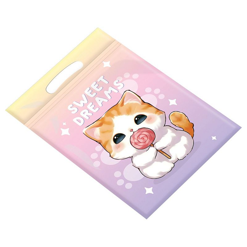 Набор подарочных пакетов 15*22 см, зип-лок, MESHU "Cute kitten", 35шт.