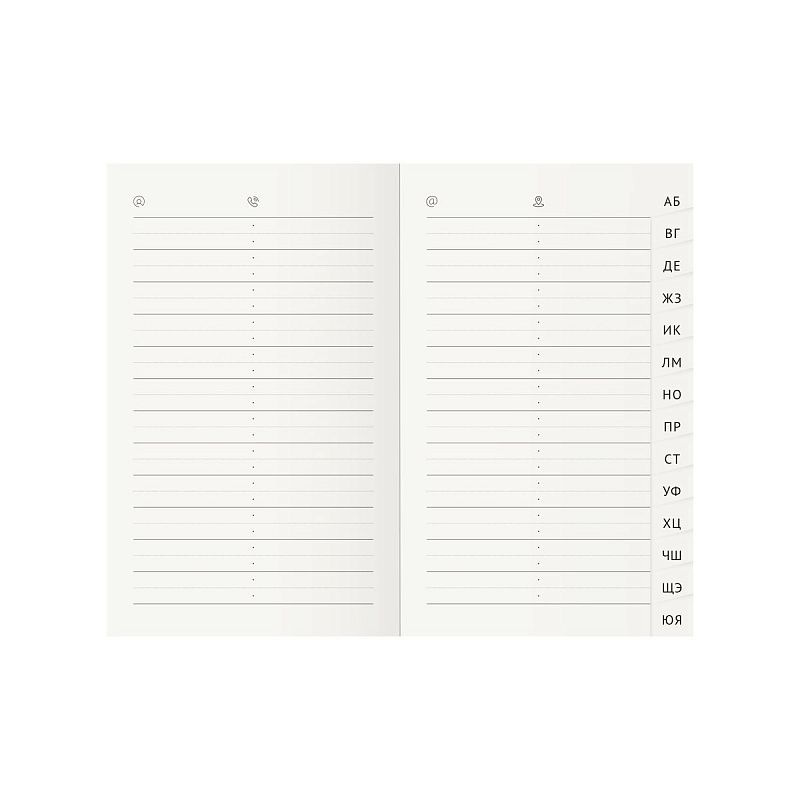 УЦЕНКА - Телефонная книга А7, 64л., кожзам, OfficeSpace "Winner" синий, с вырубкой