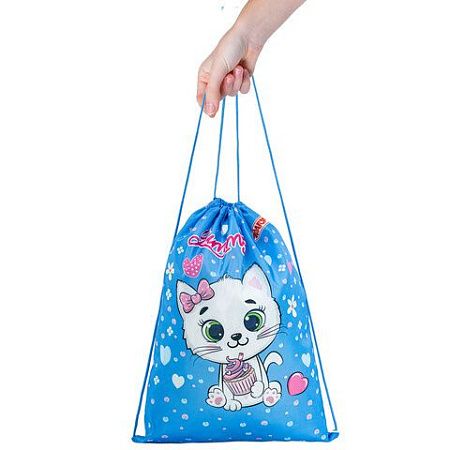 Мешок для обуви ПИФАГОР, 1 отделение, 42х34 см, "Yummy cupcake", 271603 