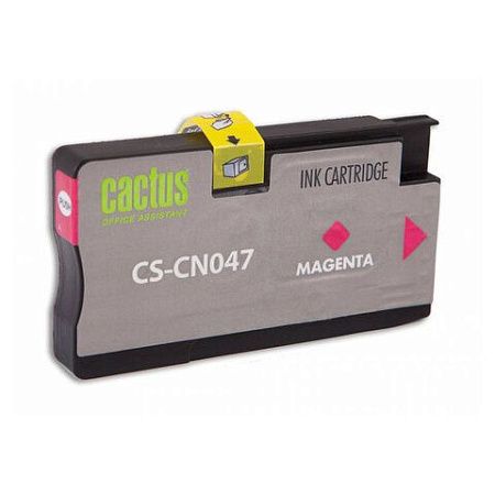 Картридж струйный CACTUS (CS-CN047) для HP OfficeJet 8100/ 8600, пурпурный 