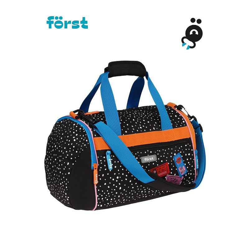 УЦЕНКА - Сумка Först "Dots style" 23*32*20см, 1 отделение, 3 кармана (осн 351791) 