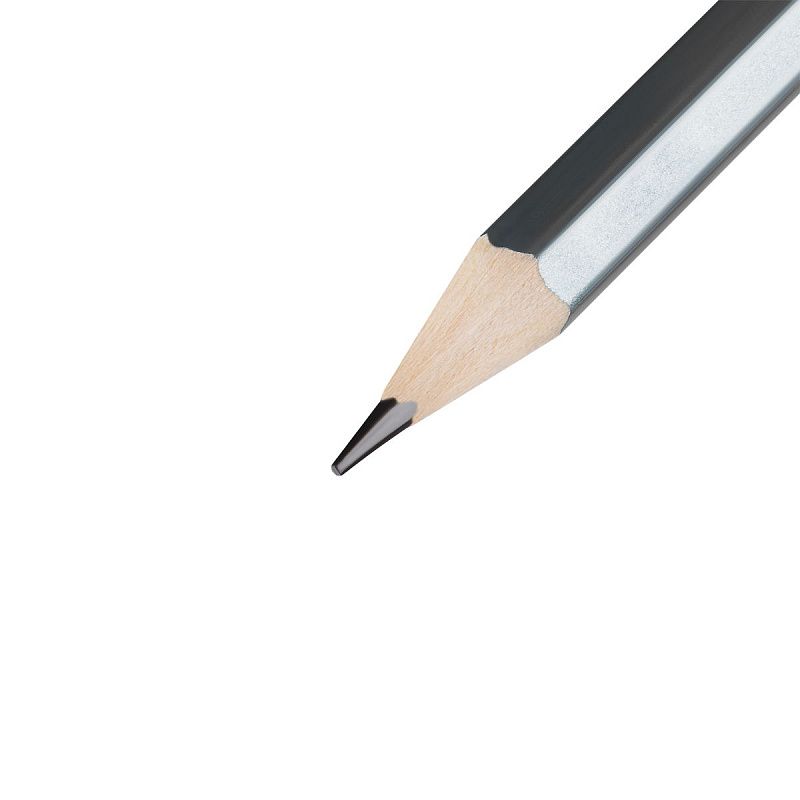 Карандаш ч/г Красин "Металлик" ТМ (НВ),  шестигран., заточен., ассорти. 