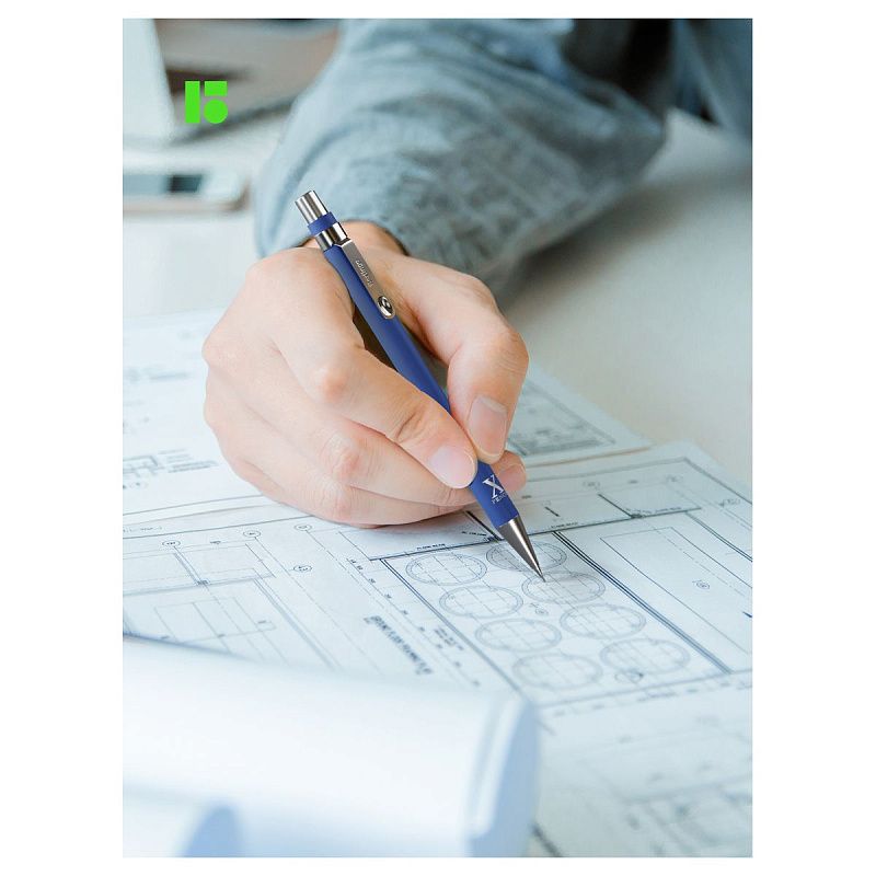 Карандаш механический Berlingo "X" 0,5мм, с ластиком, ассорти 