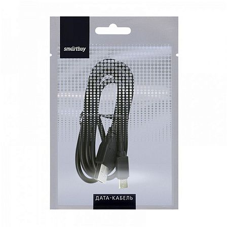 Кабель Smartbuy iK-3112, USB2.0 (A) - Type C, 2A output, 1м, белый, черный