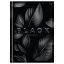 Бизнес-блокнот А5, 80л., евроформат, BG "Just black", soft-touch ламинация, выб. лак