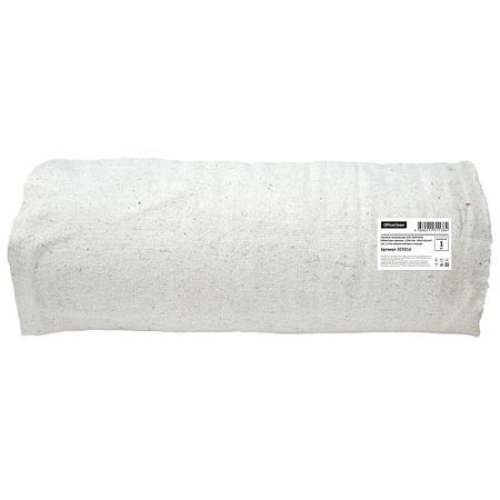 Полотно техническое ХПП плотное 150см*50м OfficeClean, 190г/м2, светлое, прошивка 2,5мм