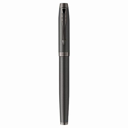 Ручка-роллер PARKER "IM Professionals Monochrome Titanium", черный лак, нержавеющая сталь, черная, 2172960 