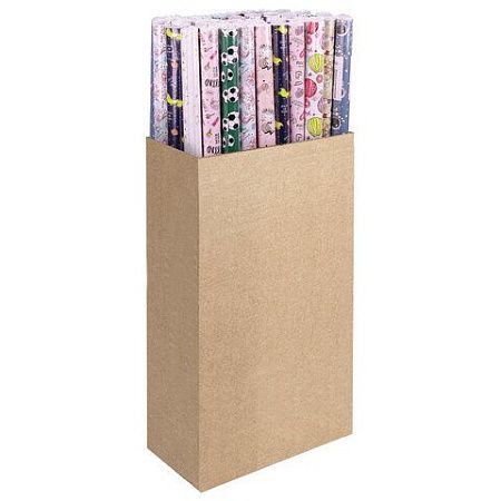 Бумага упаковочная "For Kids", 70x100 см, 10 дизайнов ассорти, ЗОЛОТАЯ СКАЗКА, 591918