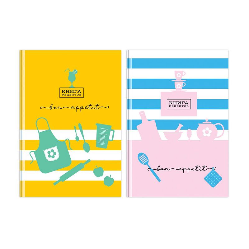 Книга для записи рецептов А5 80л., BG "Магия кухни", глянцевая ламинация