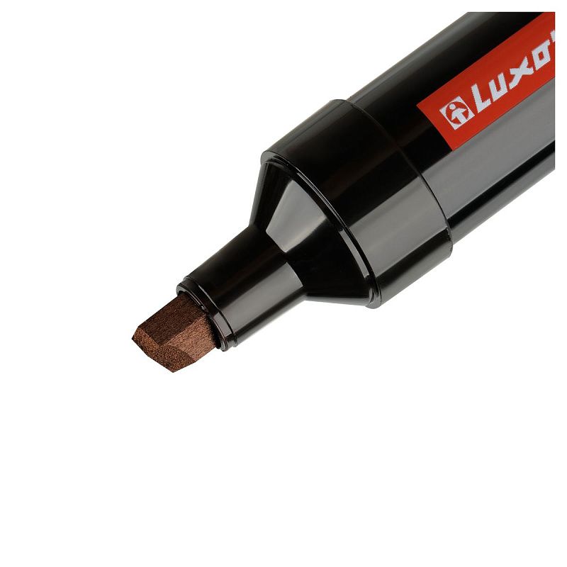 Маркер перманентный промышленный Luxor "510" черный, скошенный, 5-7мм 