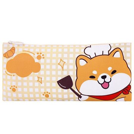 Пенал-конверт ПИФАГОР, 1 отделение, ПВХ, ассорти Pets, 22x10 см, 273824 