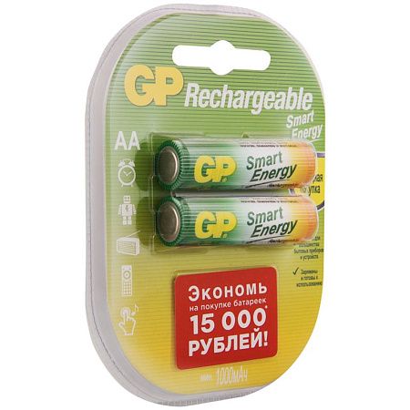 Аккумулятор GP AA (HR06) 1000mAh 2BL