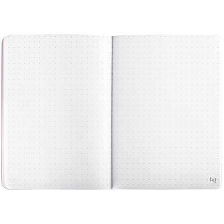 Записная книжка А6 50л. на сшивке BG "Neotone", розовый, фактурное тиснение, блок в точку 80г/м2