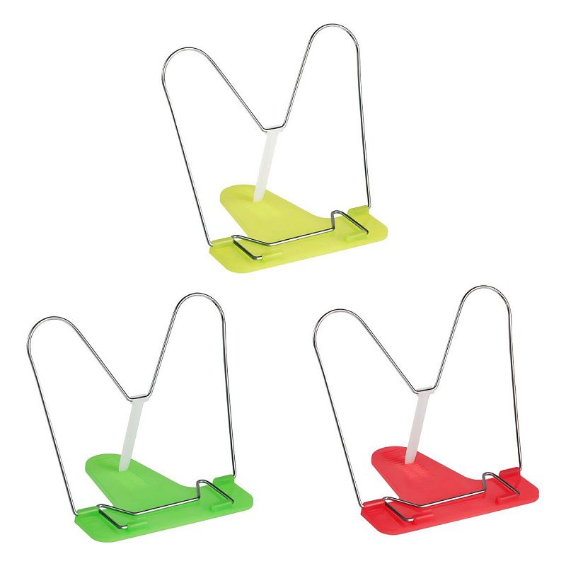 Подставка для книг СТАММ, неоновые цвета, ассорти 