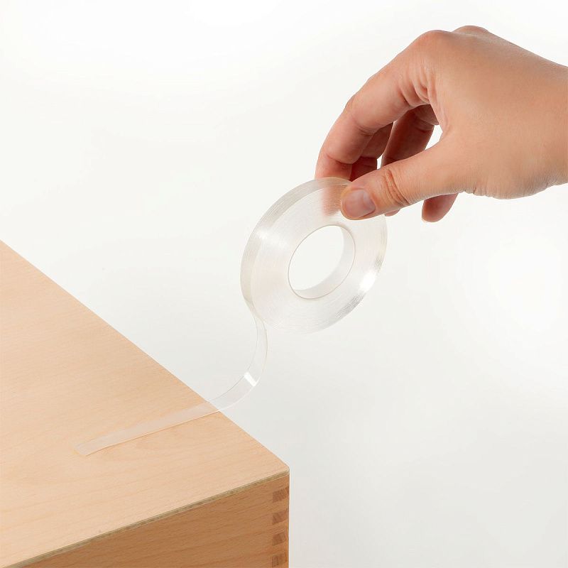 Клей-лента двусторонняя многоразовая OfficeSpace, 10мм*1мм*5м