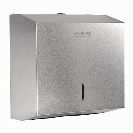 Диспенсер для полотенец LAIMA PROFESSIONAL INOX, (Система H3) V-сложения, нержавеющая сталь, матовый, 605696 